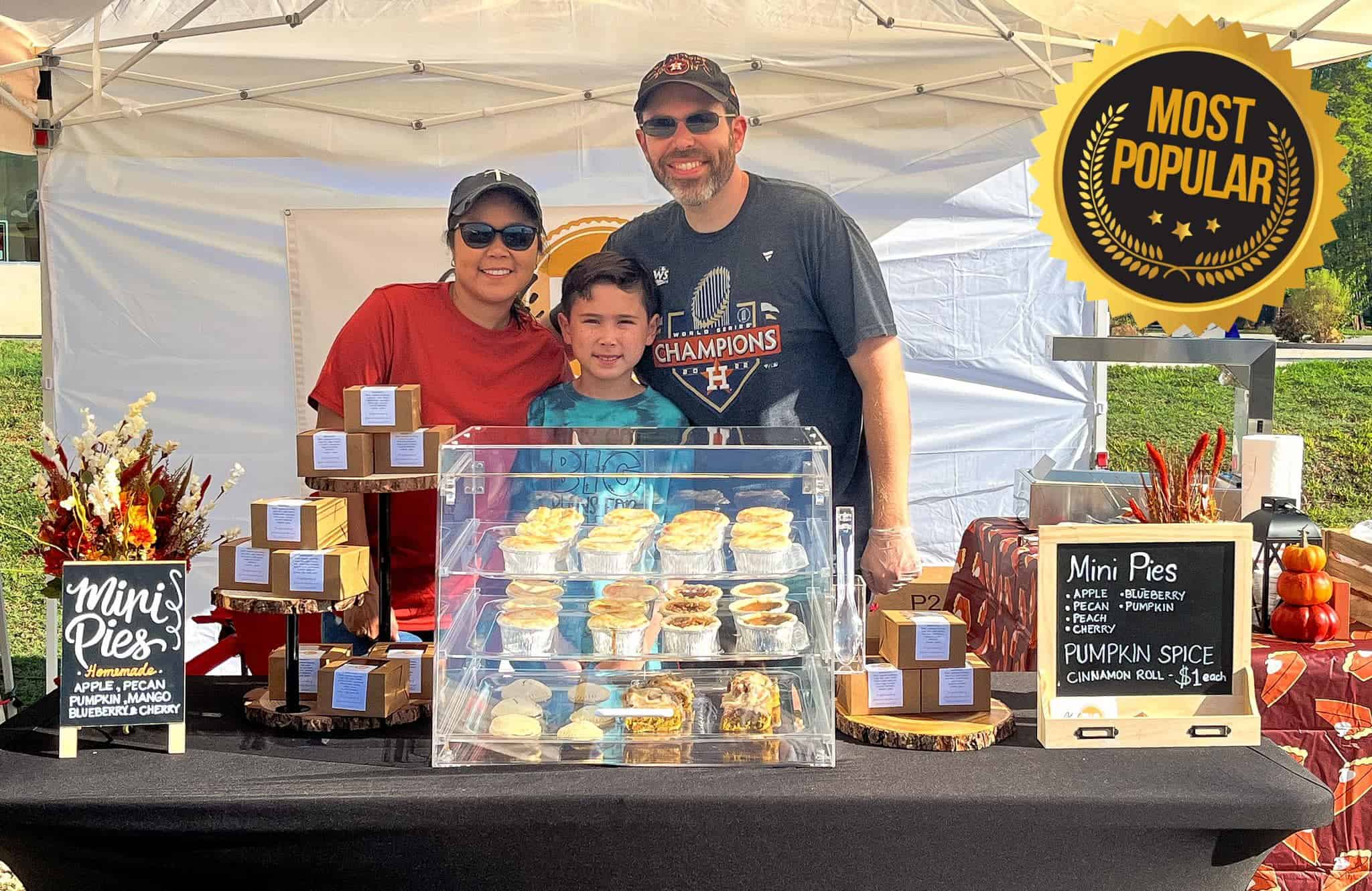 KALI Pies Pickup at Montgomery Farmers Market